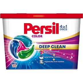 Persil 4in1 Deep Clean Color Laundry Capsules 22 Washes