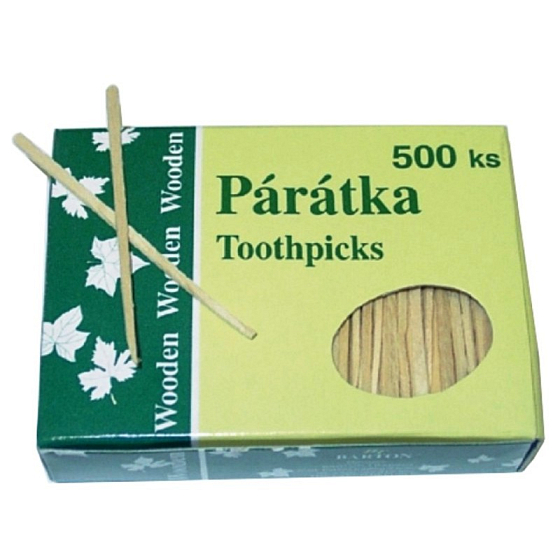 Bartoň Flat Toothpicks 500 pieces