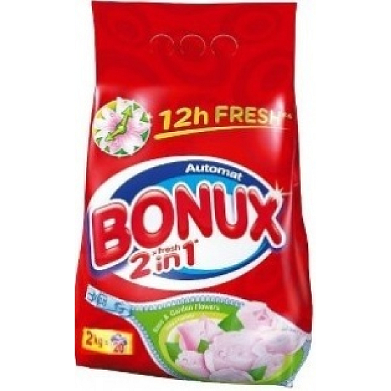Bonux Color Rose 2in1 washing powder for colored laundry 2 kg