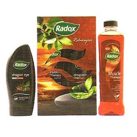 Radox Relaxing shower gel 250 ml + bath foam 500 ml, cosmetic set