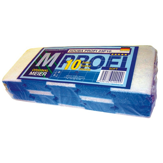 Clanax Profi Soft sponge milled 10 pieces, 15 x 8 x 4.5 cm