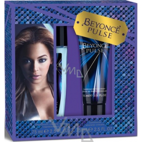 Beyoncé Pulse perfumed deodorant glass for women 75 ml + shower gel 75 ml, cosmetic set