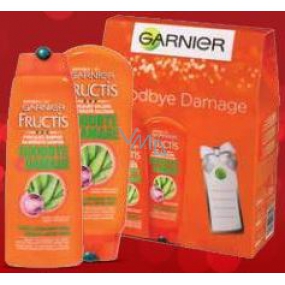 Garnier Fructis Goodbye Damage strengthening shampoo 250 ml + strengthening hair balm 200 ml, cosmetic set