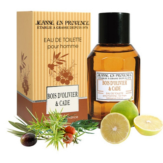 Jeanne en Provence Men Bois D Olivier & Cade eau de toilette 100 ml
