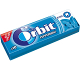 Wrigley's Orbit Peppermint Sugar-Free Chewing Gum Dragees 10 Pieces 14 g