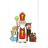 Nekupto Bag 40 x 18 cm Angel, Nicholas, Devil