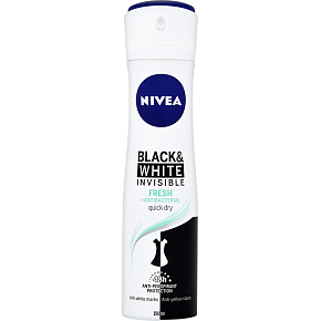 Nivea Black & White Invisible Fresh Antiperspirant, 150 ml
