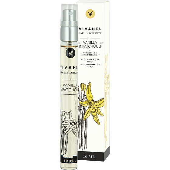 Vivian Gray Vivanel Vanilla & Patchouli luxury eau de toilette with essential oils for women 10 ml