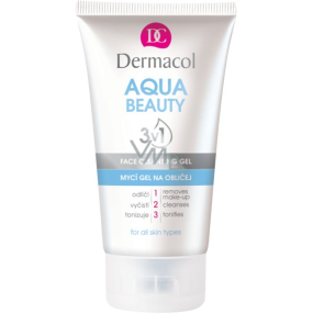 Dermacol Aqua Beauty 3 in 1 Face Cleansing Gel face cleansing gel 150 ml