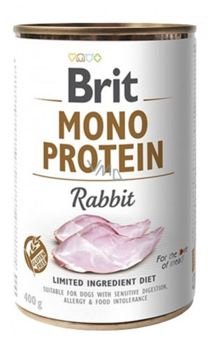 Brit Mono Protein Rabbit 100 pure rabbit protein Complete dog food 400