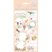 Arch Household stickers, gifts Gift flowers pink 14 labels