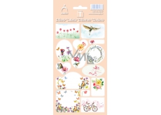 Arch Household stickers, gifts Gift flowers pink 14 labels
