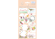 Arch Household stickers, gifts Gift flowers pink 14 labels