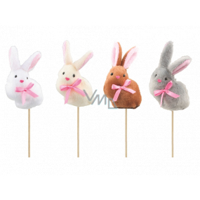 Hare plush recess 9 cm + skewers of different colors 1 piece
