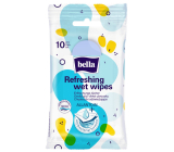 Bella Antibacterial Refreshing Wet Wipes 10 pieces