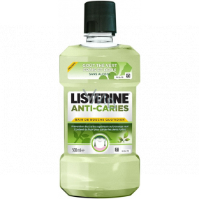 Listerine Anti-Caries Green Tea antiseptic mouthwash without alcohol 500 ml