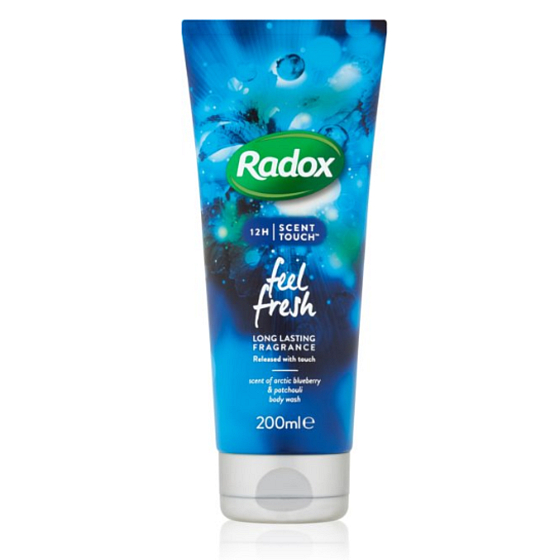 Radox Feel Fresh activating caring shower gel gently cleanses, long fragrance 200 ml