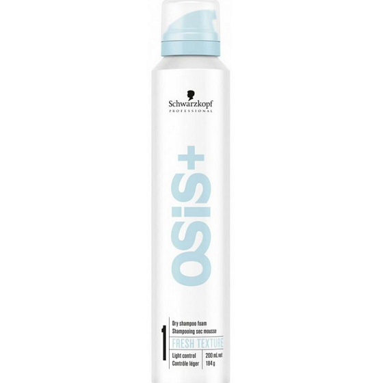 Schwarzkopf Professional Osis + Fresh Texture Dry dry foam shampoo for oily hair 200 ml