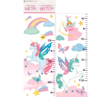 Wall stickers children's meter Unicorn up to 120 cm