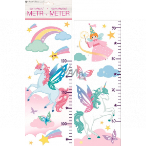 Wall stickers children's meter Unicorn up to 120 cm