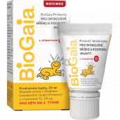 BioGaia Protectis probiotic drops with vitamin D for a satisfied belly and immune support dietary supplement 10 ml
