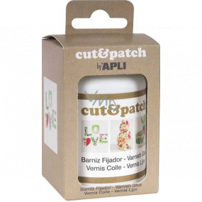 Apli Cut & Patch topcoat / glue for napkin method transparent 100 ml