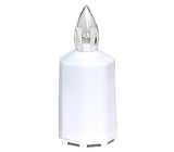 LED candle lit white, lighting time 88 days, 11 cm