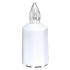 LED candle lit white, lighting time 88 days, 11 cm