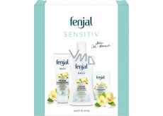 Fenjal Sensitive shower gel 200 ml + hand cream 75 ml + cream toilet soap 100 g, cosmetic set