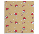Zöwie Gift wrapping paper 70 x 150 cm Christmas Simply The Best natural Christmas cap