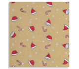 Zoewie Gift Wrapping Paper 70 x 150 cm Christmas Simply The Best Natural Christmas Cap