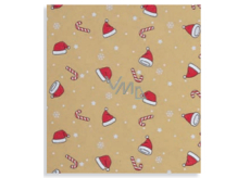 Zoewie Gift Wrapping Paper 70 x 150 cm Christmas Simply The Best Natural Christmas Cap