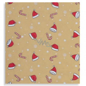 Zoewie Gift Wrapping Paper 70 x 150 cm Christmas Simply The Best Natural Christmas Cap