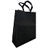 Shopping bag fabric 33 x 40 x 12 cm Black