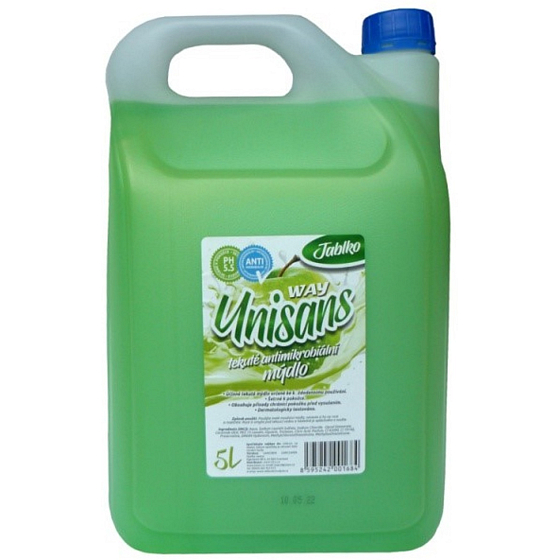 Unisans Apple Antimicrobial Liquid Soap 5 l