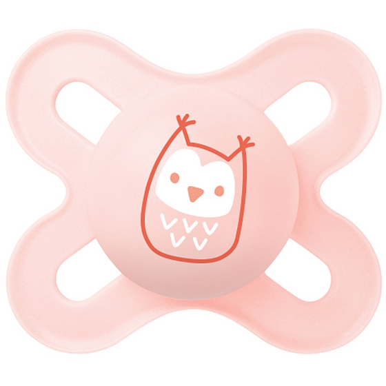 Mam Start Silicone Orthodontic Soother 0-2 months Pink 1 piece
