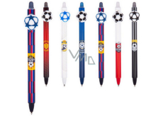 Colorino Rubber pen Football blue-red, blue refill 0,5 mm