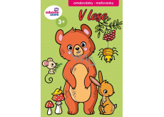Ditipo Fun learning colouring book In the forest 16 pages 147 x 210 mm
