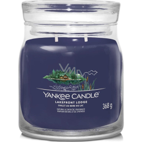 Yankee Candle Lakefront Lodge - Cottage by the lake scented candle Signature medium glass 2 wicks 368 g