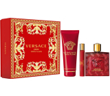 Versace Eros Flame eau de parfum 100 ml + shower gel 150 ml + eau de parfum 10 ml, gift set for women