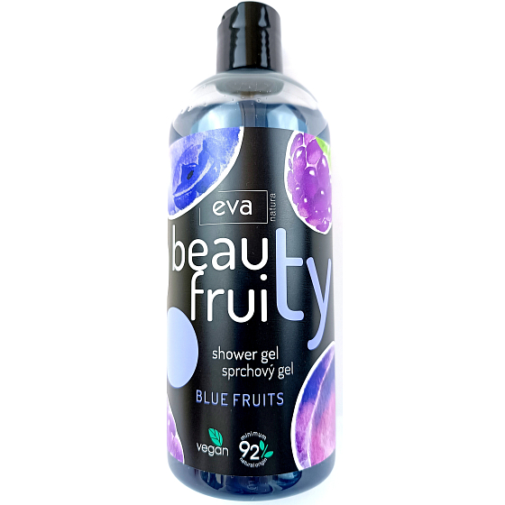 Eva Natura Beauty Fruity Blue Fruits shower gel with blue fruit scent 400 ml