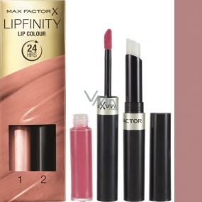 Max Factor Lipfinity Lip Color Lipstick and Gloss 015 Etheral 2.3 ml and 1.9 g