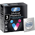 Durex Mutual Pleasure ribbed condom with studs, nominal width: 56 mm 3 pieces