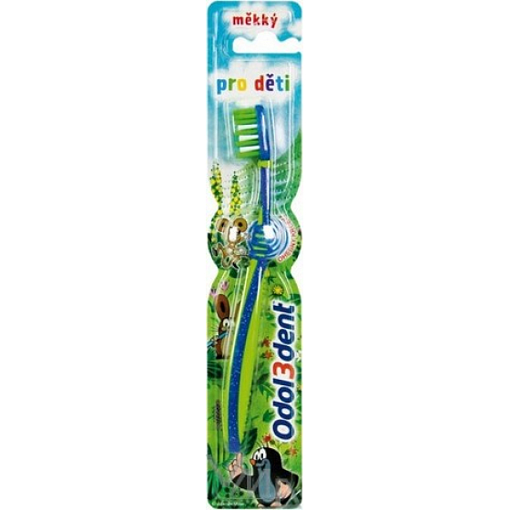 Odol3dent Little Mole Toothbrush Different Colors for Kids 1 Piece