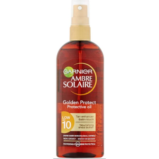 Garnier Ambre Solaire SPF10 Suntan oil Low 150 ml