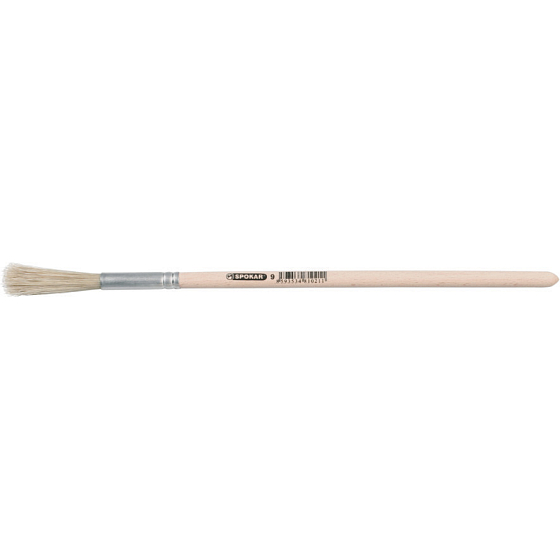 Spokar Lining brush, wooden handle, clean bristle, size 13