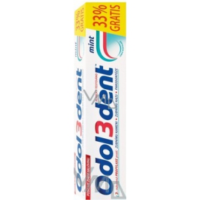 Odol3dent Mint with a mild menthol flavor Toothpaste 100 ml 33% free