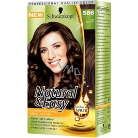 Schwarzkopf Natural & Easy Coffe Dark Brown hair color 586 Dark brown coffee