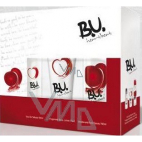 BU Heartbeat eau de toilette 50 ml + body lotion 75 ml + deodorant spray 150 ml, for women gift set