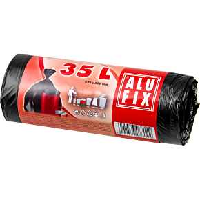 Alufix garbage bags, 15 µ, 53 × 60 cm, 35 l, 30 pcs